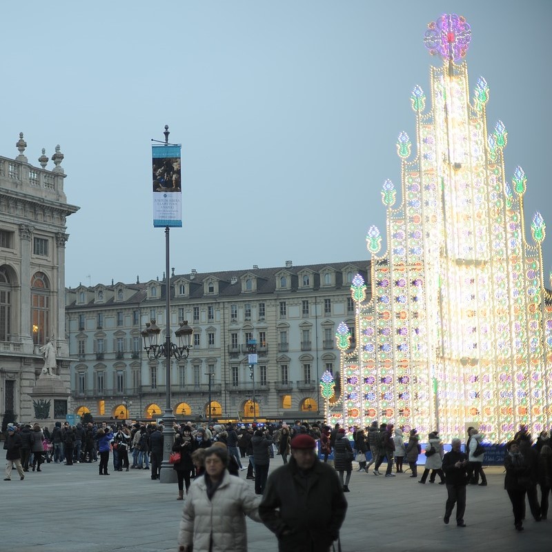 Navidad Piemontesa - Piazza San Carlo In Turin